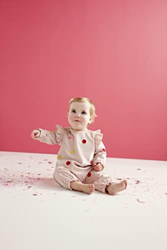 בוץ פאי תינוקות-בנות קטיפות בולקה פולקה נקודה בגד גוף אחד לחתיכה