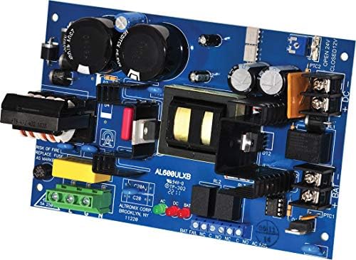 Altronix AL600ULXB מטען אספקת חשמל 12/24V-DC PCB מעגל