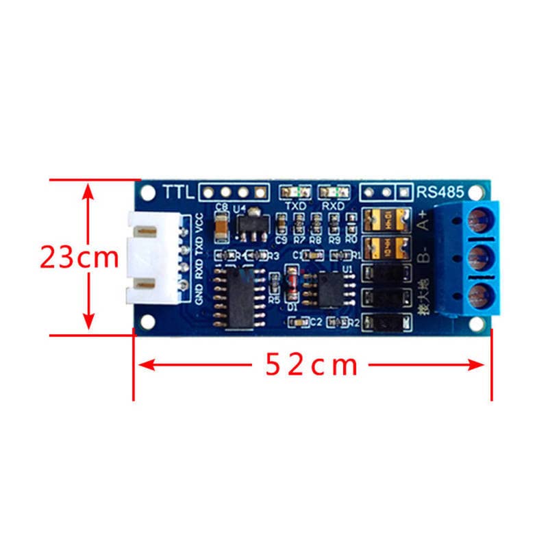 TTL ל- RS485 Converter Board Converter Board 3.3V 5V חומרה מודול בקרה אוטומטית למודול Arduino AVR