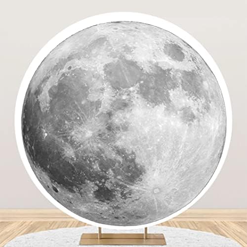 דורסב קוטר 7.5 רגל חלל החיצון עגול רקע כיסוי יקום ירח משטח מסתורי פנטזיה קוסמי כוכב צילום רקע עבור ילד