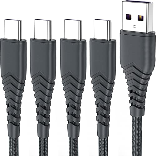 כבל USB מסוג C טעינה מהירה 1ft 3ft 6ft 10ft חוט מטען עבור סמסונג גלקסי A53 A14 5G A52 A42 A13 A32 A12