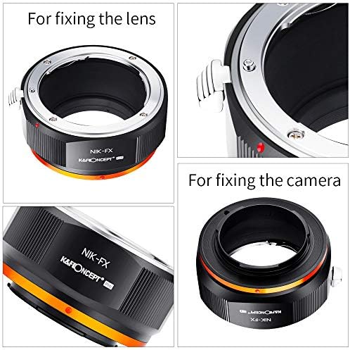 עדשת קונספט K&F מתאם הרכבה על עדשת Nikon AI/F Mount to fujifilm x סדרה מתאם מצלמת FX ללא מראה עם