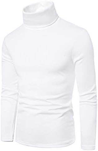 Beuu's Slim Fit Basic Thermal Cremal Shirts חולצות בצבע אחיד כותנה מזדמנת סוודרים סוודרים סוודרים תואמים