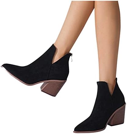 מגפי הליכה בנשים הרוחב רחב הדפס נעלי עור מסוגננות חסימות עקב מגפי חורף מגפי צ'לסי מגפיים קצרים מגפיים