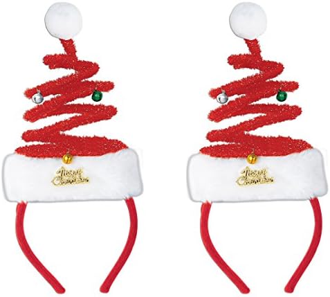 איגרת קפיצי סנטה קלאוס כובע סרט חג המולד מסיבת תלבושות אביזרי חורף נושא בארה ' ב