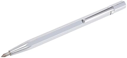 Uxcell 6 טונגסטן קרביד קצה קצה תחריט חריטה עט עם קליפ לקרמיקה מזכוכית גיליון מתכת מפלדה מוקשה