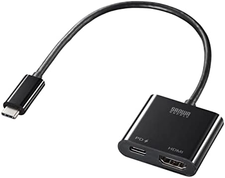 אספקת SANWA AD-ALCPHDPD USB סוג C למתאם ממיר HDMI שחור