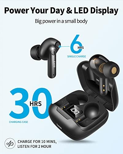 אוזניות אוזניות אלחוטיות של EARB עם אוזניות Bluetooth עם ארבעה רמקולים