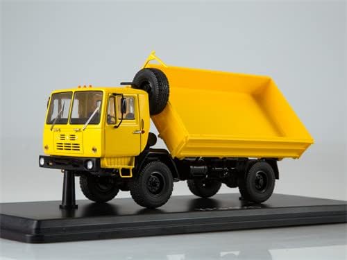 להתחיל בקנה מידה מודלים קאז-4540 קולהידה חקלאי מזבלה משאית צהוב 1/43 שרירי בטן משאית מראש נבנה דגם