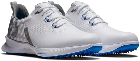 Footjoy Fole Fj Fuel Golf נעל, לבן/לבן/כחול, 7, 7