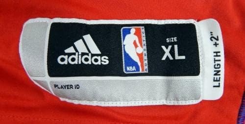 2012-13 דטרויט פיסטונס משחק הונפק חולצת יריות אדומה XL DP47427 - משחק NBA בשימוש