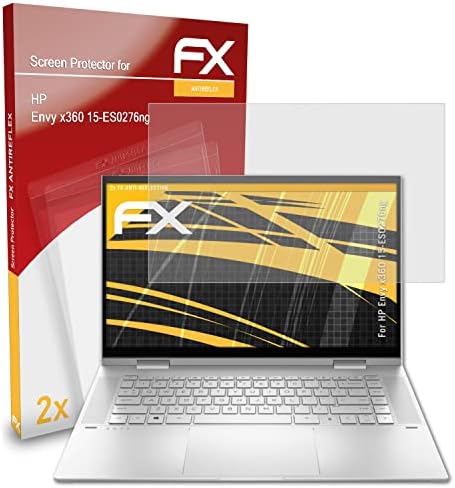 מגן מסך Atfolix התואם ל- HP Envy X360 15-ES0276NG סרט הגנה על המסך, סרט מגן אנטי-רפלקטיבי וסופג זעזוע