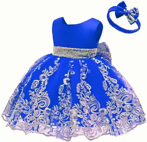 AIMJCHLD 0-6T בנות תינוקות פסחא שמלות קשת גדול