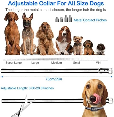 גדר כלבים אלחוטית, גדר כלבים חשמלית 2-ב -1 וצווארון אימונים, מערכת הכלה של מחמד מיכל גבול כלב, רטט/הלם,