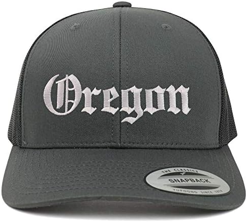 טרנדי הלבשה חנות אורגון המדינה ישן אנגלית 6 פנל נהג משאית רשת כובע