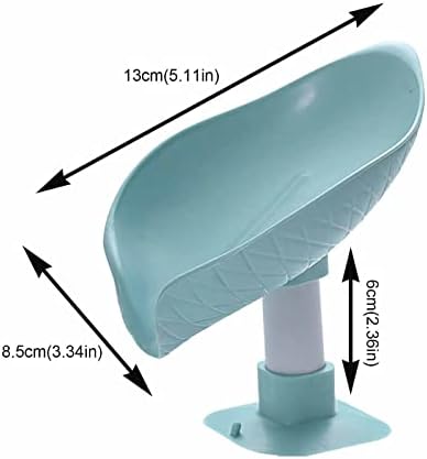 מחזיק סבון בצורת עלים ממסיו מדף סבון סבון קופסת סבון קופסת סבון מדפי אמבטיה על שירותים מעל שירותים