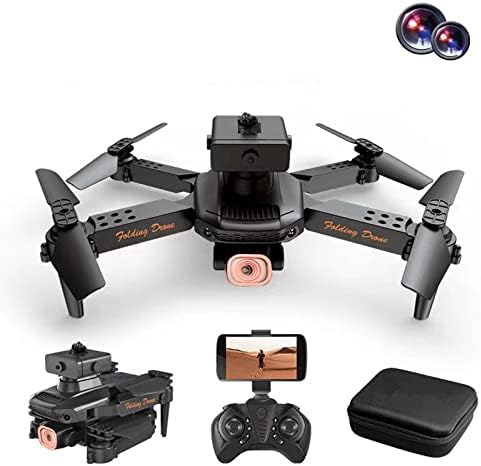 Drone Moresec עם מצלמת HD, 1080p מיני אווירי מתקפלים מתנות מסוק RC מתנות לבנות בנות עם גובה החזק מצב חסר ראש אחד