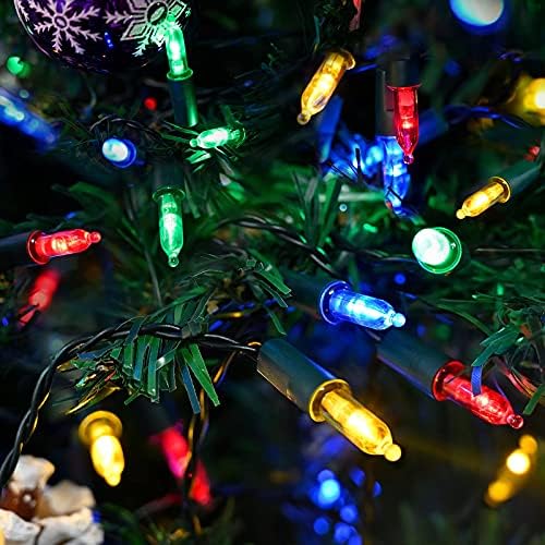 אורות חג מולד המופעלים על סוללה של זאפה, 33ft 100 סוללה LED מופעלת אורות מיתר עם טיימר, אורות מיני אטומים למים