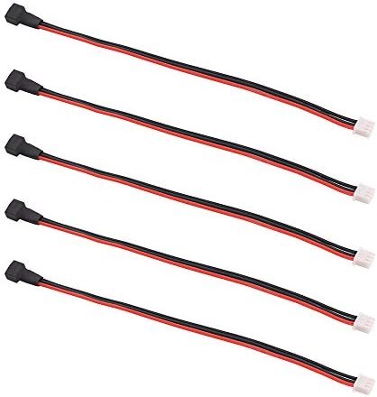 Olirc 5pcs JST-XH 2S 8 / 200 ממ 22AWG LIPO איזון תיל הרחבת כבל סיליקון כבל עופרת למטען סוללות RC