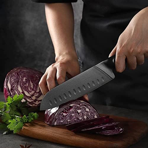 טאנסונג סנטוקו סכין אולטרה שארפ שף מטבח סכין חיתוך בישול סכין עם עמיד נירוסטה טפלון להב ארגונומי