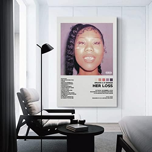 Xinyin Drake & 21 Poster Poster שלה אובדן אלבום כיסוי כרזת ציור דקורטיבי כרזות קיר בד ותמונת אמנות