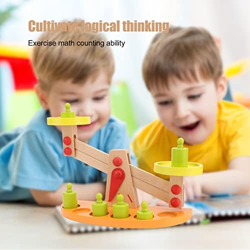 Sungooyue פעוט צעצוע של איזון מעץ משחק צעצוע, צעצוע של פעוטות חינוכיות מוקדמות