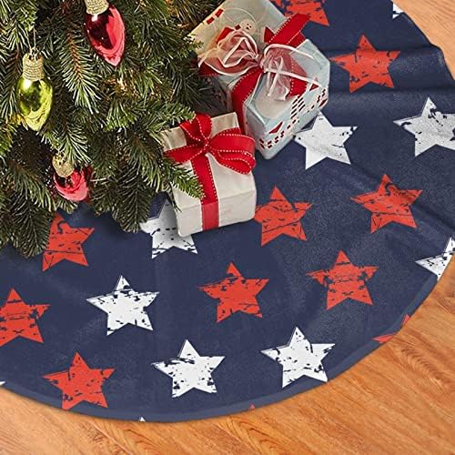 כוכבי חירות דגל אמריקאים חצאיות עץ קישוטי חג המולד, חצאית העץ הלאומית לחופשת מסיבות חג המולד,