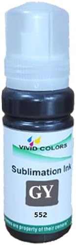צבעים חיים 6 חבילה T552 552 סובלימציה של צבע דיו W בקבוק מילוי מיוחד עבור Ecotank ET-8500 ET-8550 העברת