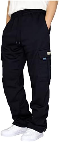מכנסי מטען לרגל רחבה לגברים רוכסן קלות מכנסי טיול חיצוניים מכנסי טיול חיצוניים מכנסיים ספארי