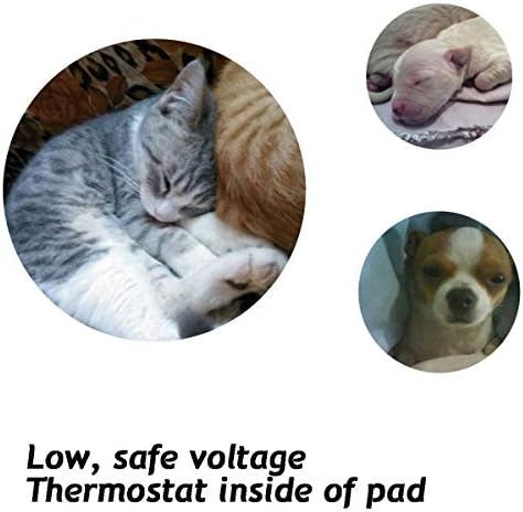 מושב מחמם שמיכה חשמלית של לייללי לכרית חום לחיות מחמד 12 וולט כרית חימום חשמלית לחתולים וכלבים מחצלת