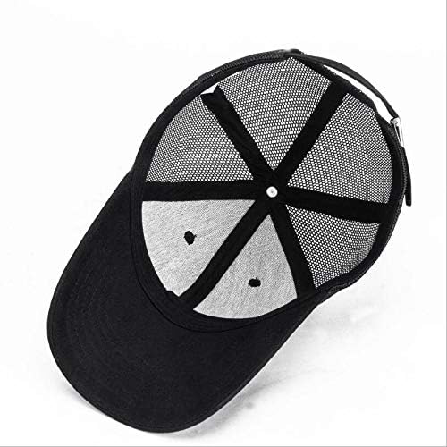 Yizhichu1990 יוניסקס כובע בייסבול רגיל ריק ריק מתכוונן כובע רשת מובנה