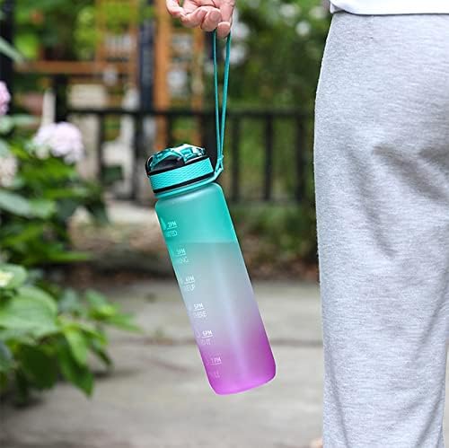 TERGY 3 Pack 30OZ בקבוק מים ספורט בקבוק מים מוטיבציוני עם יצרנית זמן BPA BPA חינם בקבוק כושר, חדר כושר וספורט