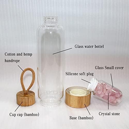 לימומה יצירתי קוורץ קריסטל גביש זכוכית בקבוק מים חצץ כוס לא סדירה נקודת שרביט ריפוי כוס אליקסיר מוסרת