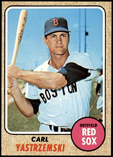 1968 Topps 250 CARL YASTRZEMSKI BOSTON RED SOX DEAN כרטיסים 5 - EX Red Sox