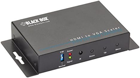 קופסה שחורה HDMI-TO-VGA סקלר וממיר עם שמע