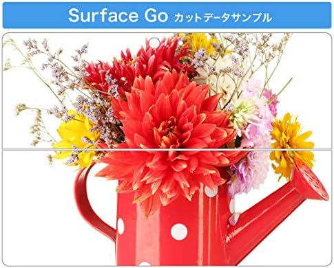כיסוי מדבקות Igsticker עבור Microsoft Surface Go/Go 2 אולטרה דק מגן מדבקת גוף עורות 000954 פחיות פרחים יכולות
