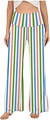 מכנסי עבודות נשים Xiloccer אופנה מכנסיים דפוסים רופפים מכנסיים רחבים אמצע מותניים קיץ מכנסיים מכנסי טרנינג ג'וג'ר
