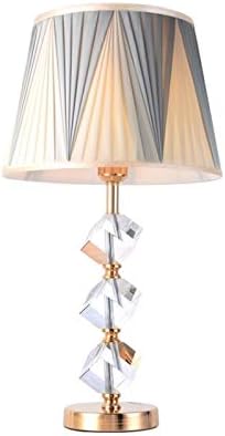 מנורת שולחן Llly מצולע מצולע ערימה גביש מיטת מיטה פנורות ספרי פנורות דקו תאורת בית