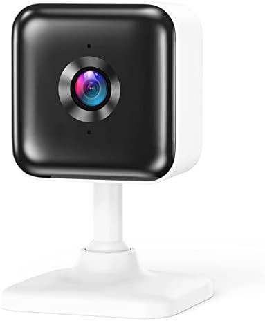 מצלמת אבטחה מקורה 1080p HD Wi-Fi מצלמת בית חכם עם ראיית לילה, אודיו דו כיווני, איתור תנועה, תואם