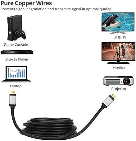 Siig Mini DisplayPort Multi Port Hub עם משולבת כבלים HDMI 4ft