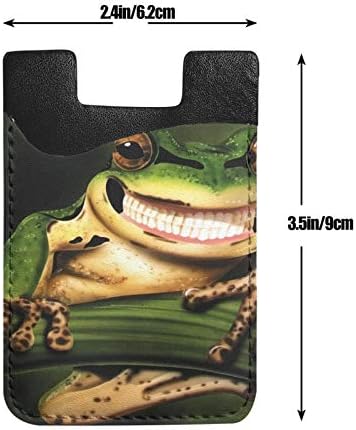 צפרדע בעלי חיים חמודה מצחיקה 3M דבק דבק מזהה ארנק כרטיסי אשראי ארנק טלפון כיס שרוול כיס שרוול