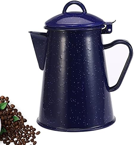 SEASD 1.2L אמייל קפה סיר קפה תה תה קומקום קומקום וינטג 'עיצוב בית כוכבים שמיים כחולים קומקום קפה קפה