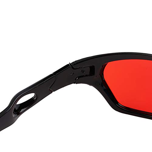 גלנד למבוגרים שחור מסגרת אדום כחול 3 משקפיים עבור ממדי אנאגליף סרט משחק שחור