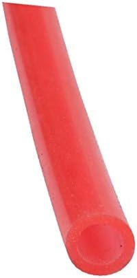 X-deree 4mmx6mm dia עמיד טמפ 'עמיד טמפרטורת צינור צינור צינור גומי צינור צינור אדום 5m אורכו (4mmx6mm