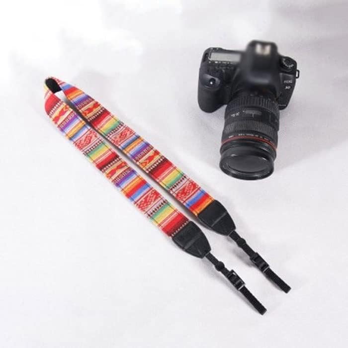 תרמילי רטרו אתני סגנון מצלמה רצועת עמיד בד מצלמה כתף צוואר חגורת בציר