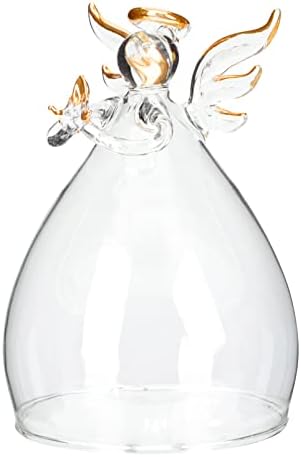Cabilock Aesthetic Glass תצוגה כיפת זכוכית Cloche Chome צנצנת זכוכית פעמון צנצנת כיפת תצוגה מארז