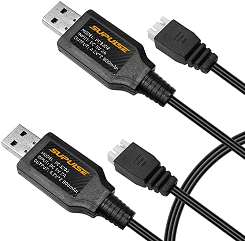 Supulse 2S כבל מטען USB עם תקע מחבר XH-3P מחבר 2S 7.4V LIPO סוללה כבל מטען USB עבור volantexrc