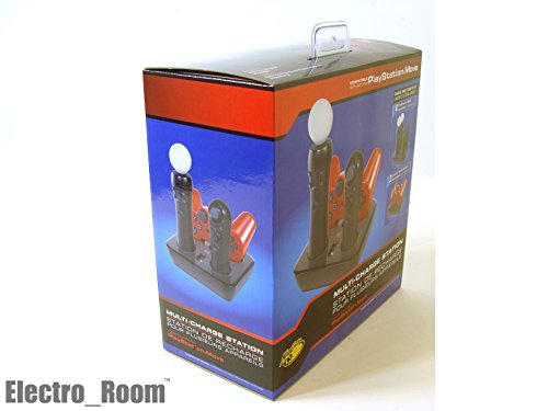 PlayStation Move ו/או PS3 Sixaxis/Dualshock 3 תחנת טעינה