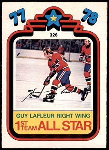 1978 O-PEE-CHEE 326 All-Star Guy Lafleur Canadiens NM Canadiens