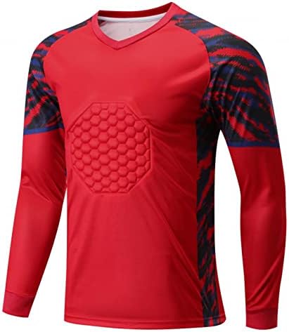 Yeahdor Kids Boys Soccer Soccer Soccer Jersey Moded Moded Deicile חולצת שרוול ארוך אימוני כדורגל
